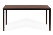 Stół ogrodowy 6-osobowy 156x78 cm polywood meble na taras brązowy MultiGarden
