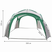 Namiot pawilon ogrodowy eventowy na piknik + torba zielony MultiGarden