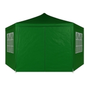 Namiot pawilon ogrodowy handlowy 2x2x2 m z oknami zielony MultiGarden