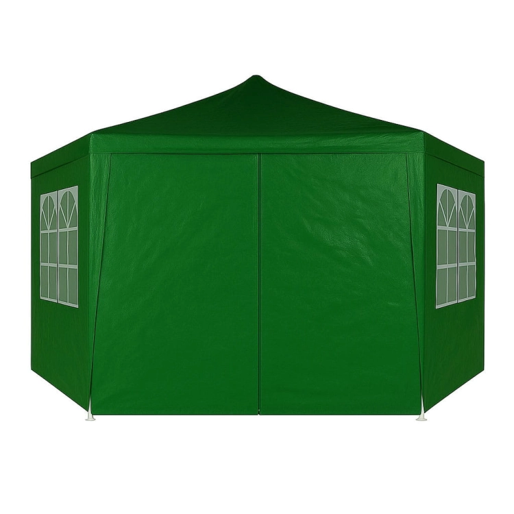 Namiot pawilon ogrodowy handlowy 2x2x2 m z oknami zielony MultiGarden