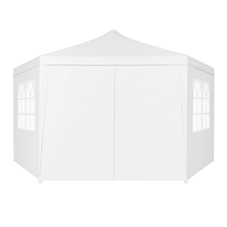 Namiot pawilon ogrodowy handlowy 2x2x2 m z oknami biały MultiGarden