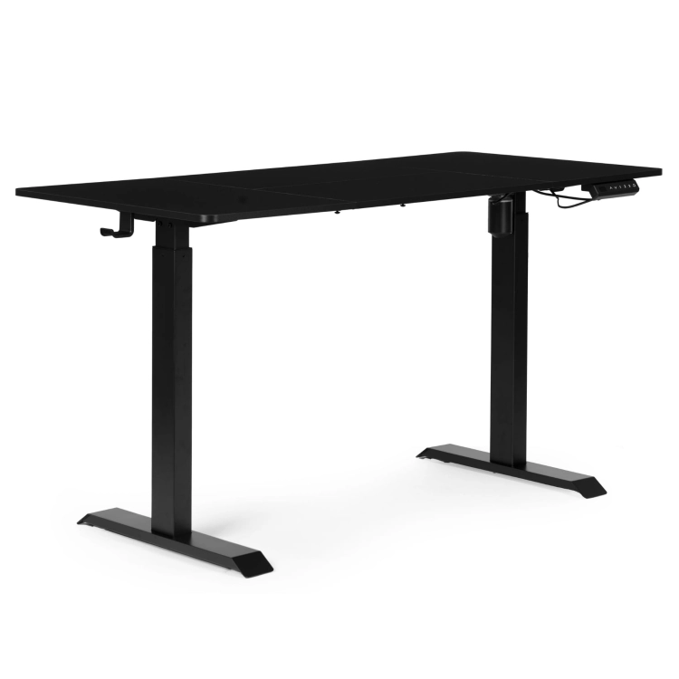 Biurko elektryczne regulowane 140x70 cm regulacja wysokości 76-121 cm ModernHome