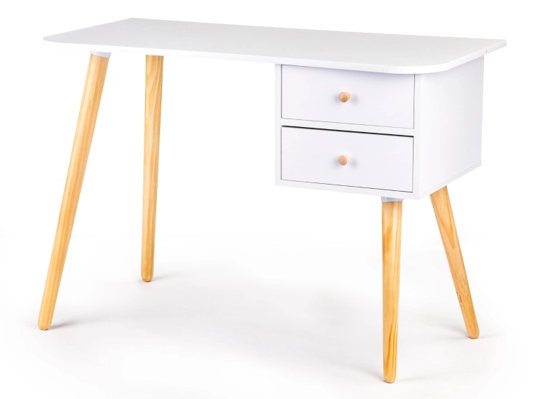 Nowoczesne biurko komputerowe stolik 2 szuflady ModernHome