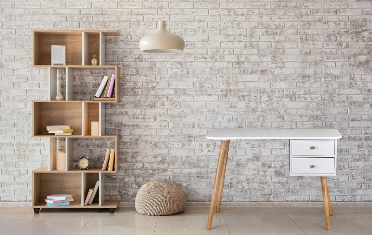 Nowoczesne biurko komputerowe stolik 2 szuflady ModernHome