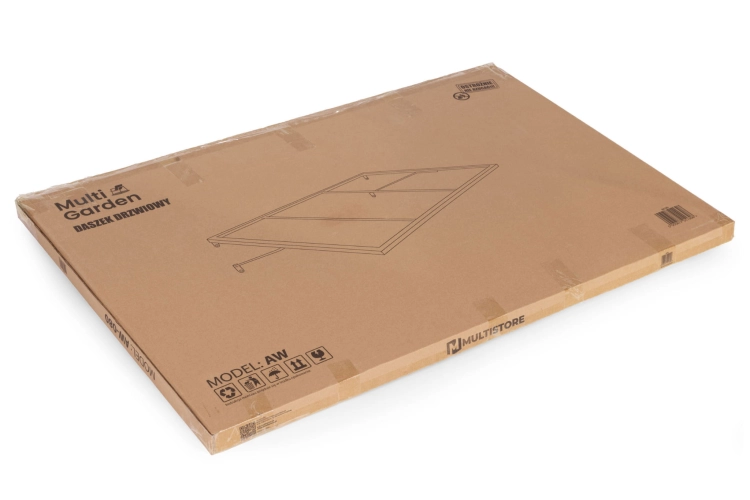 Daszek nad drzwi wejściowe 140x90 cm zadaszenie osłona UV MultiGarden