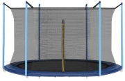 Siatka ochronna wewnętrzna na trampolinę 8 ft 6 słupków 244-250 cm