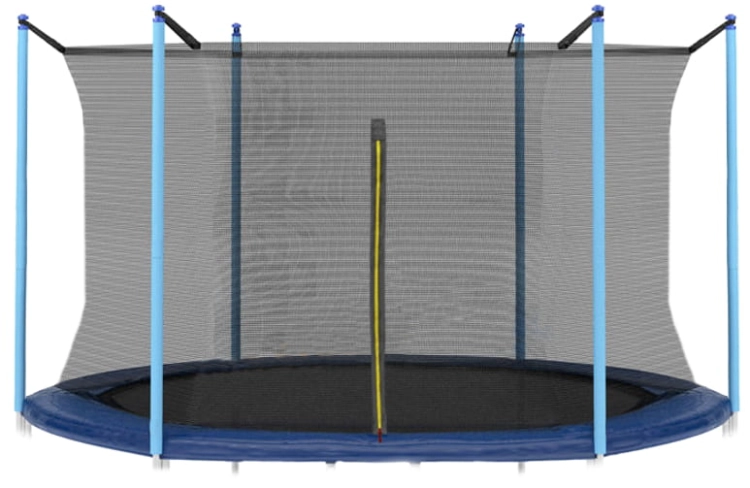 Siatka ochronna wewnętrzna na trampolinę 8 ft 6 słupków 244-250 cm