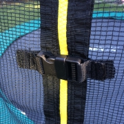 Siatka ochronna wewnętrzna na trampolinę 8 ft 6 słupków 244-250 cm