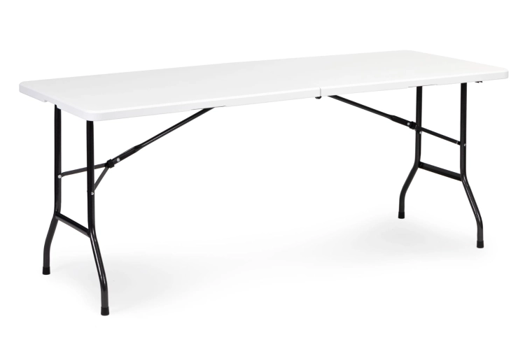 Zestaw cateringowy stół bankietowy 180 cm 2 ławki biały MultiGarden