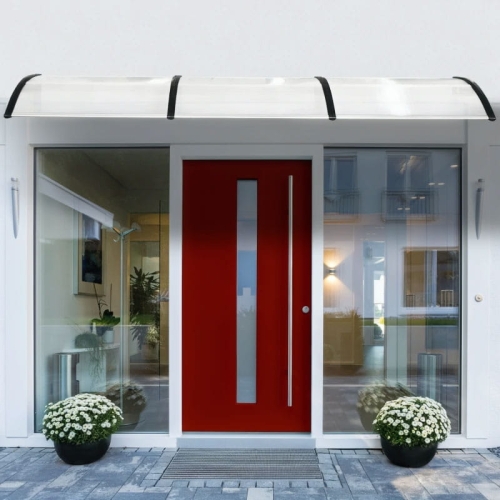 Daszek nad drzwi 120x80 cm zadaszenie osłona poliwęglan MultiGarden